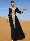 Black and Gold Kaftan