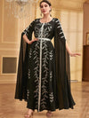 Black and Silver Kaftan