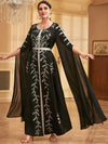 Black and Silver Kaftan
