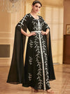 Black and Silver Kaftan