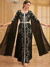 Black and Silver Kaftan