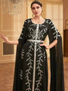 Black and Silver Kaftan