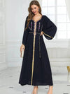 Black Wedding Kaftan