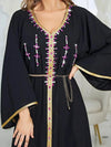 Black Wedding Kaftan