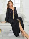 Black Wedding Kaftan