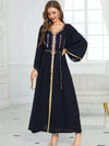 Black Wedding Kaftan