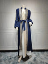 Blue and Silver Kaftan