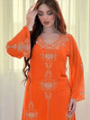 Orange Moroccan Kaftan