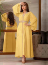 Pastel Yellow Kaftan
