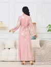 Pink and White Kaftan