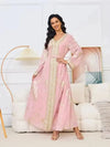 Pink and White Kaftan