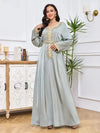Silver Gray Kaftan