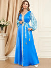 Simple Blue Kaftan