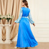 Simple Blue Kaftan