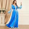 Simple Blue Kaftan