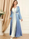 White and Blue Kaftan