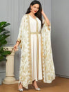 White and Gold Kaftan